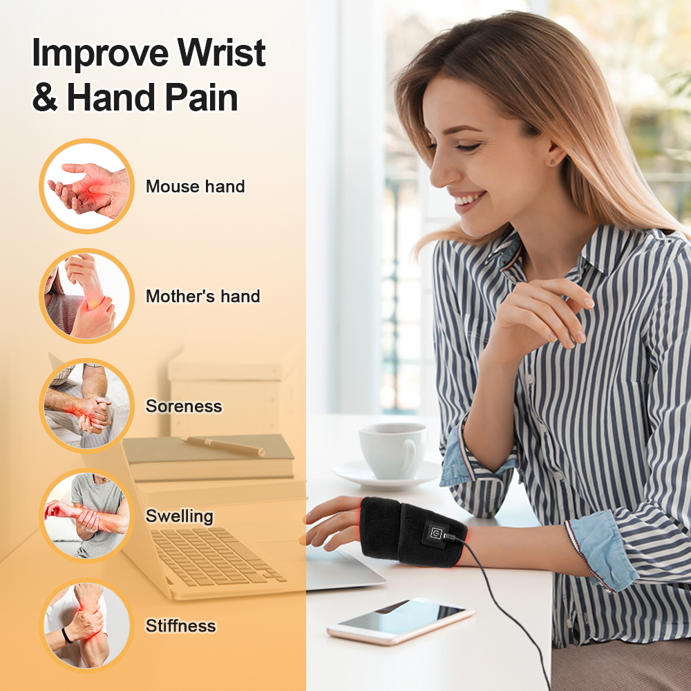 660nm 850nm LED Infrared Heati - Wrist Wrap Support recensione e prezzo
