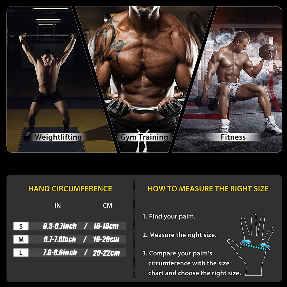 Fitness Gloves with Wrist Supp - Crossfit Gear For Men recensione e prezzo