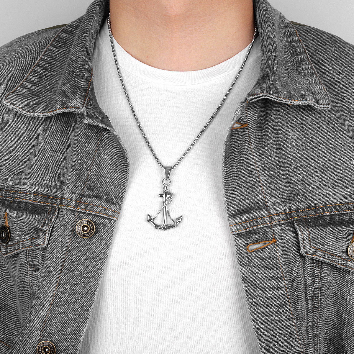 Golden Silver Color Anchor Men - Battle Rope Anchor recensione e prezzo
