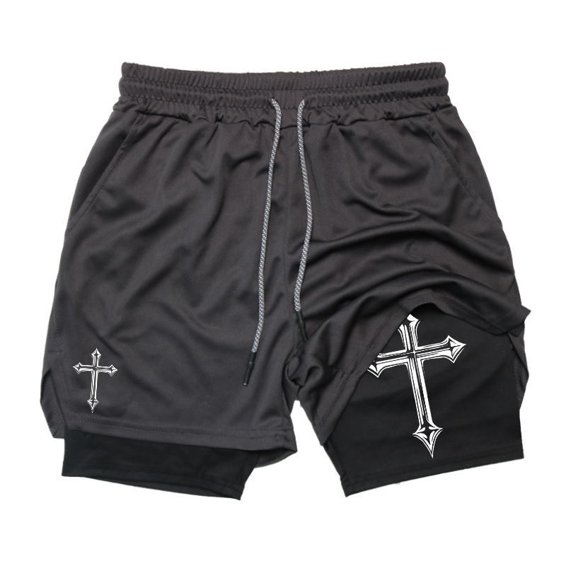 Cross Print 2-in-1 Workout Run - Crossfit Gear For Men recensione e prezzo