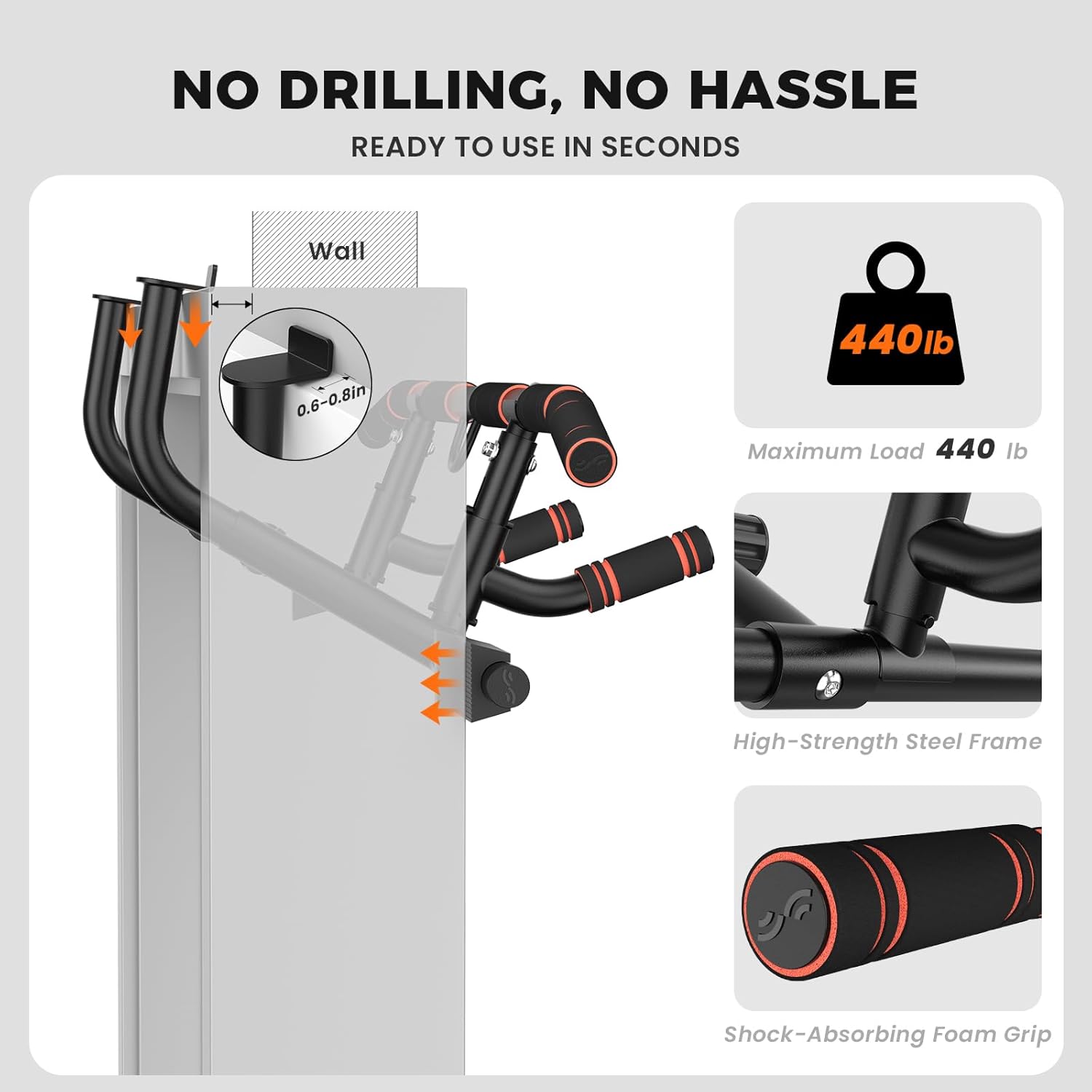 Door Pull Up Bar for Doorway w - Pull Up Bar Grip recensione e prezzo