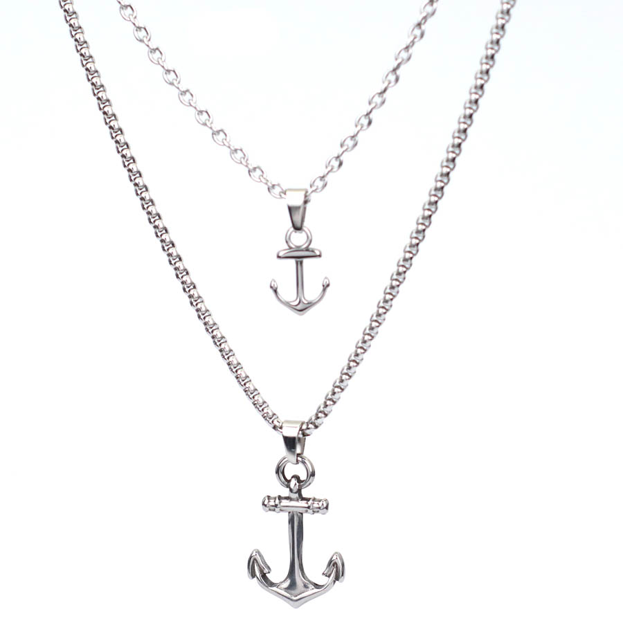 Hiphop Anchor Necklace For Men - Battle Rope Anchor recensione e prezzo