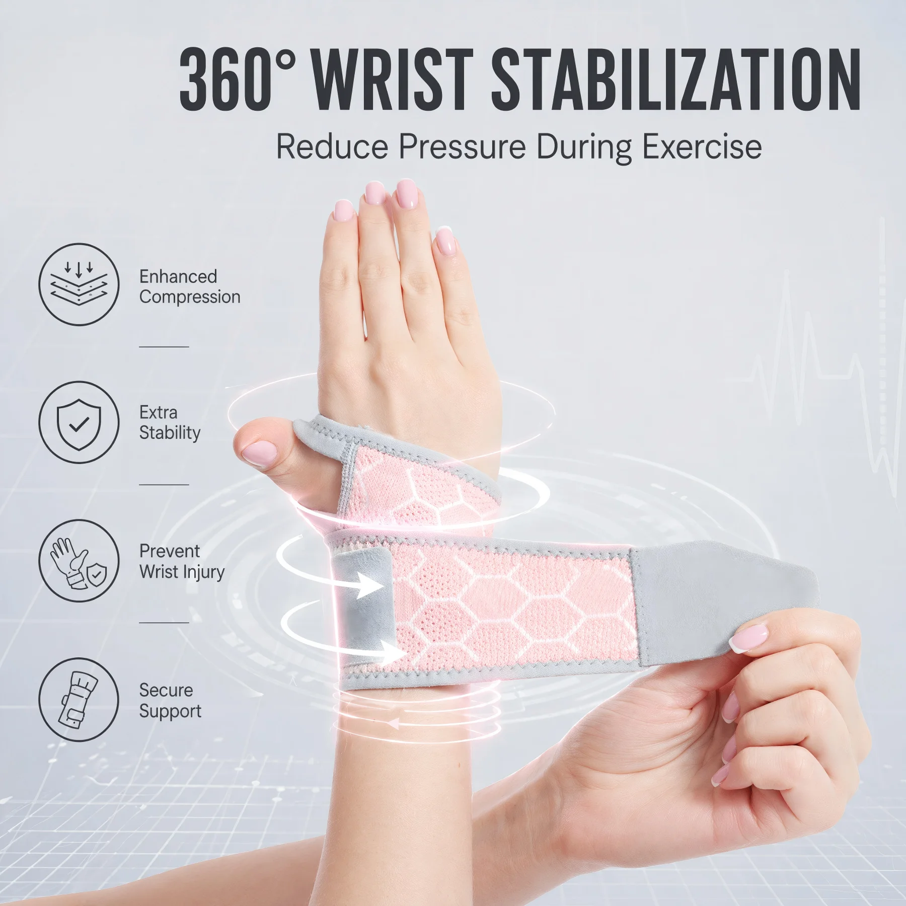 Adjustable Wrist Brace Compres - Wrist Wrap Support recensione e prezzo