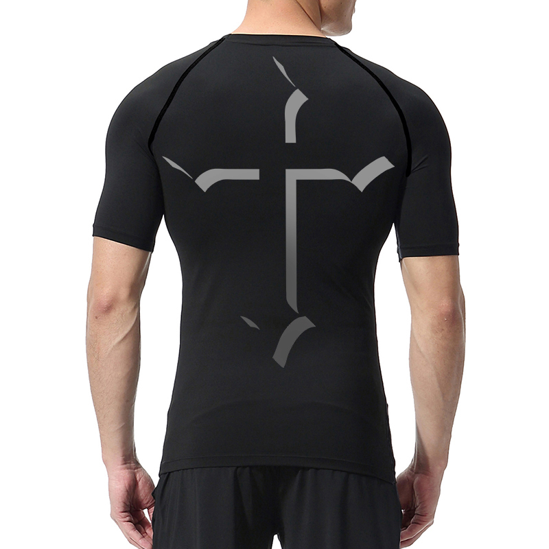 Cross Print Compression Shirt  - Crossfit Gym recensione e prezzo