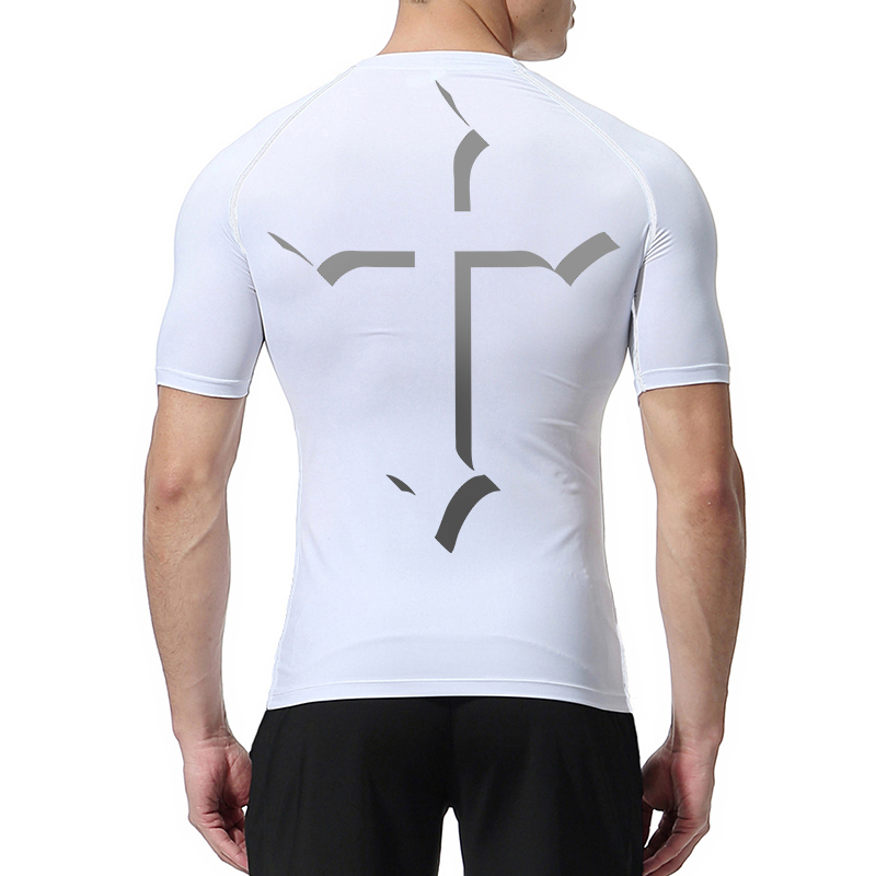 Cross Print Compression Shirt  - Crossfit Gym recensione e prezzo