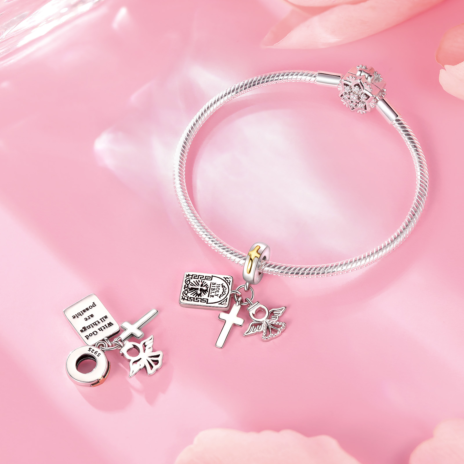 925 Sterling Silver Charm Holy - Crossfit Accessories recensione e prezzo