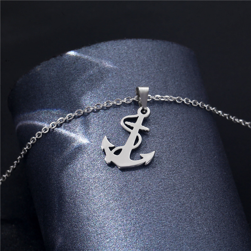 Silver Anchor Pendant Necklace - Battle Rope Anchor recensione e prezzo