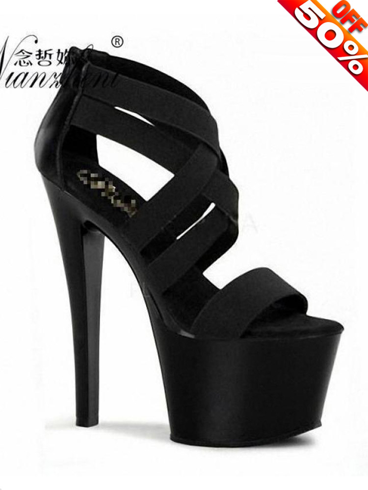 17cm Heeled Sandals Black pole - Crossfit G recensione e prezzo