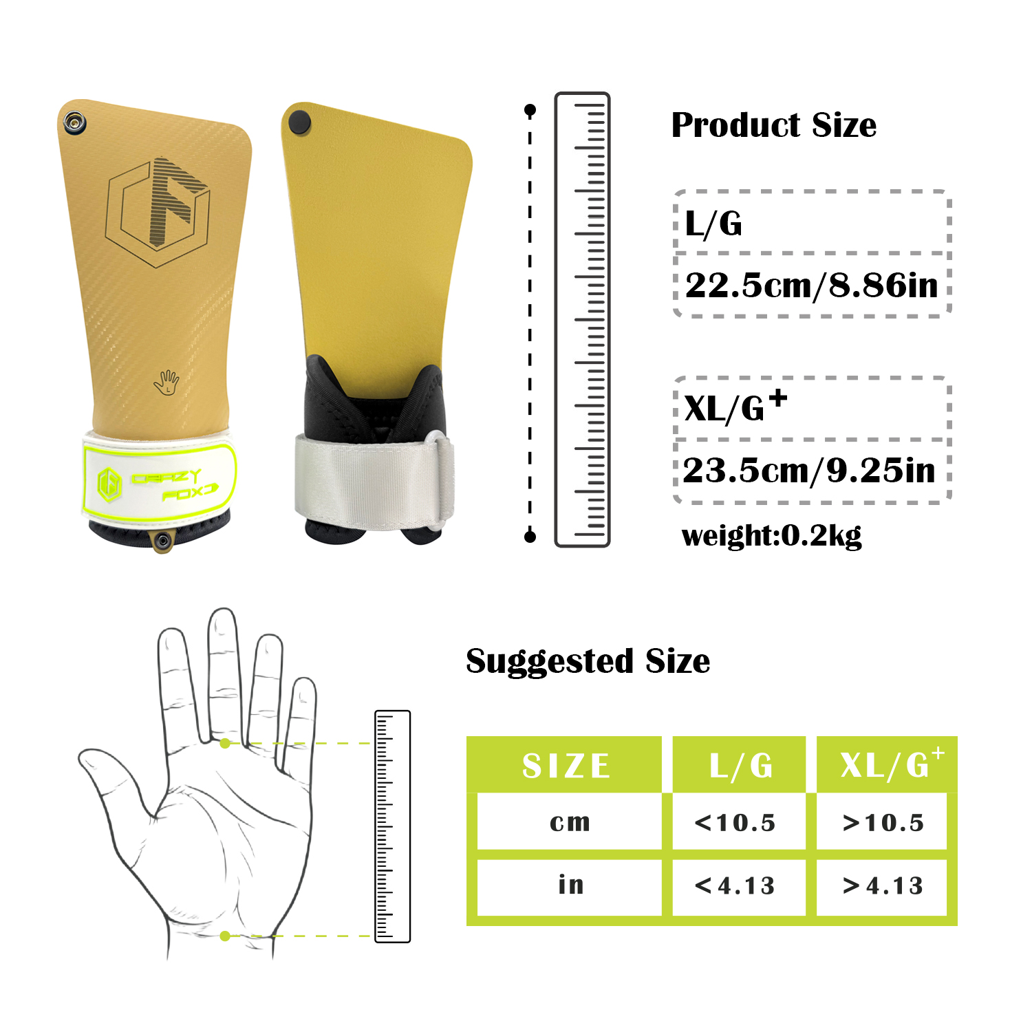 Natural Rubber Anti‑Slip Palm  - Crossfit Gym Gear recensione e prezzo