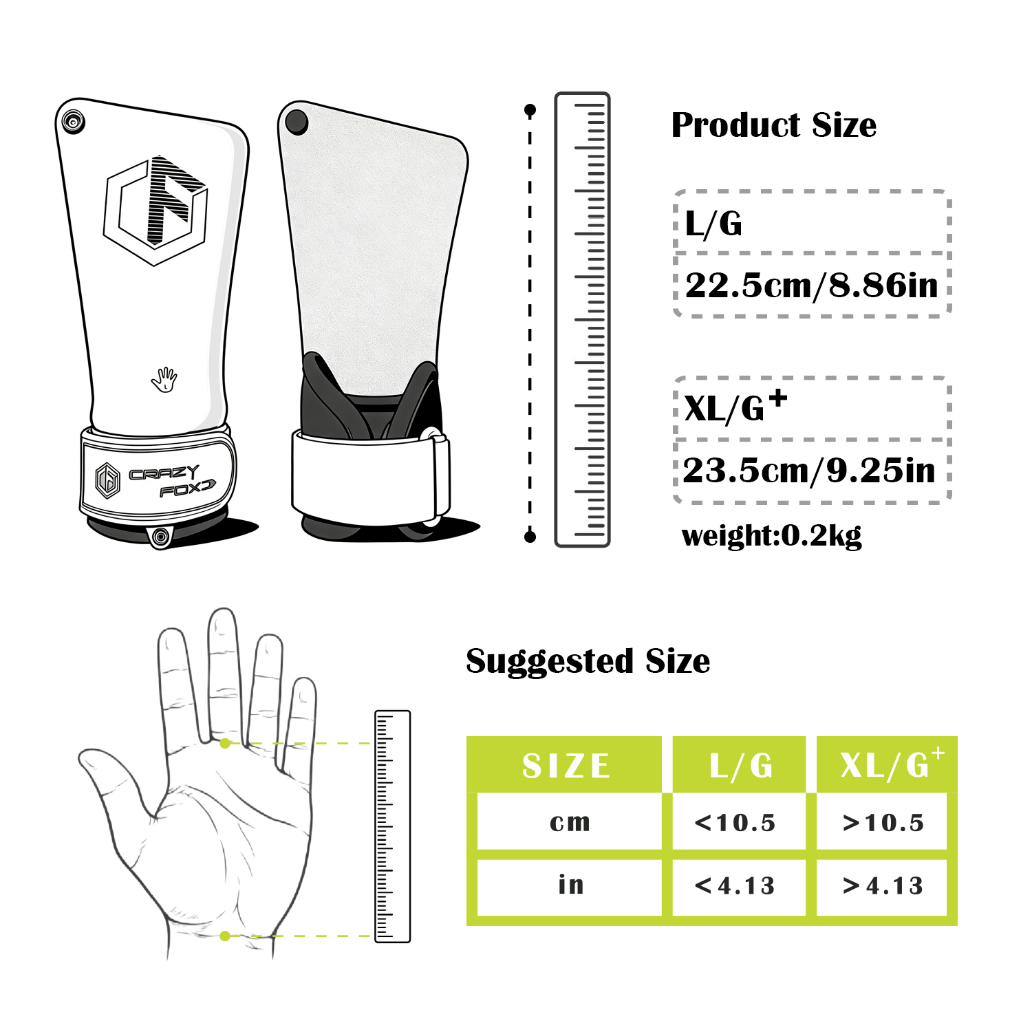 Natural Rubber Anti‑Slip Palm  - Crossfit Gym Gear recensione e prezzo