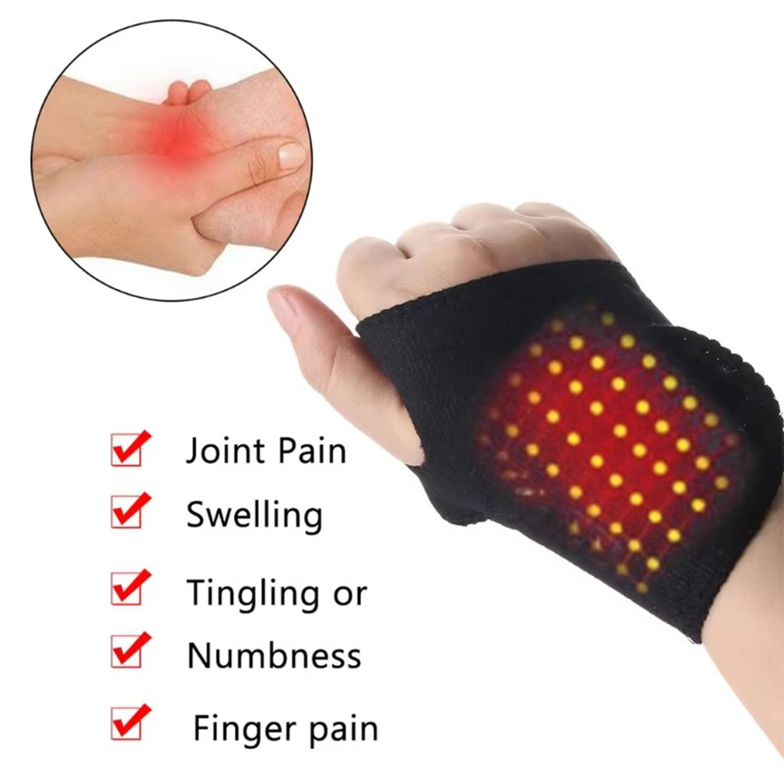 1/2pcs Self-Heating Wrist Brac - Wrist Wrap Support recensione e prezzo
