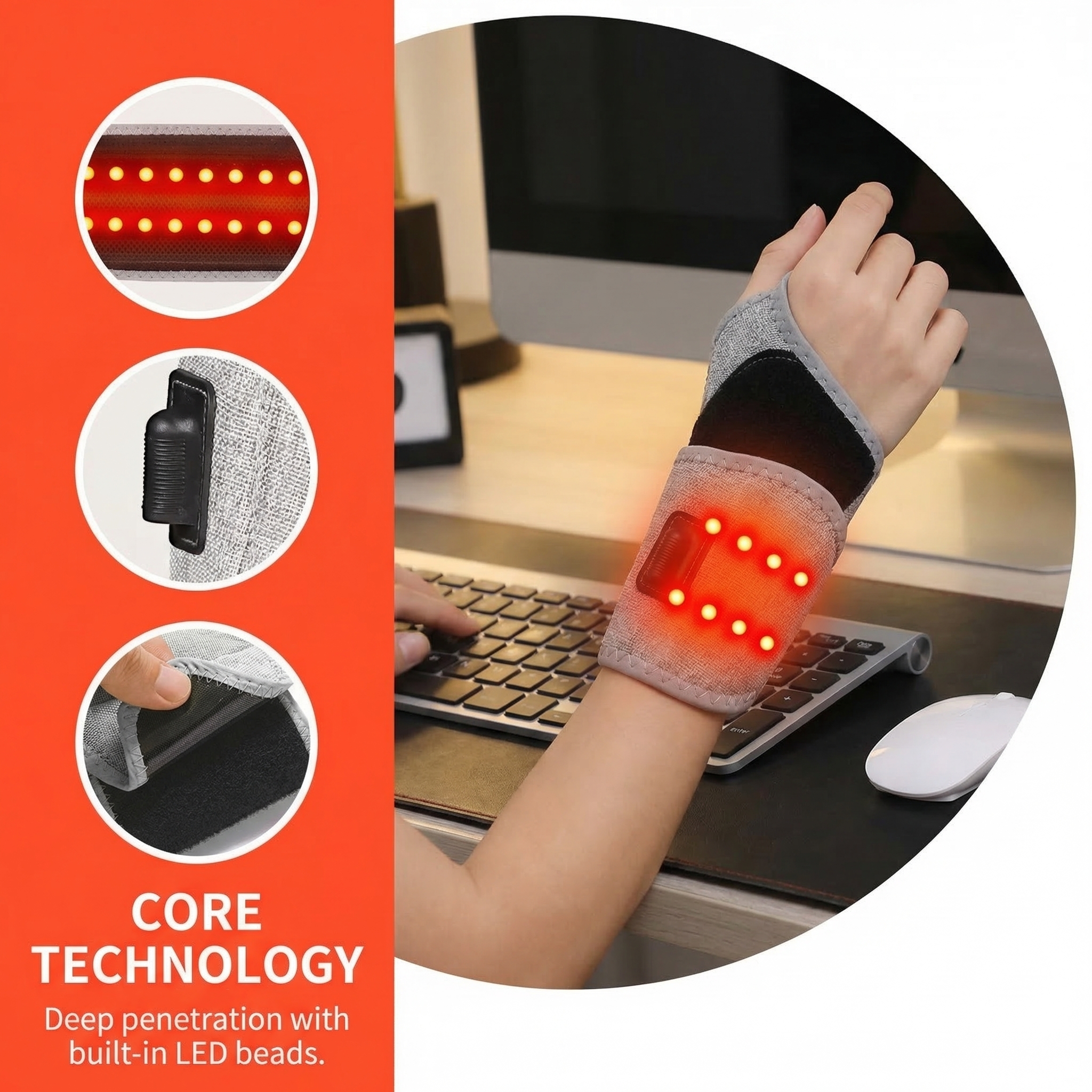 Heated Wrist Wrap Electric Hea - Wrist Wrap Support recensione e prezzo