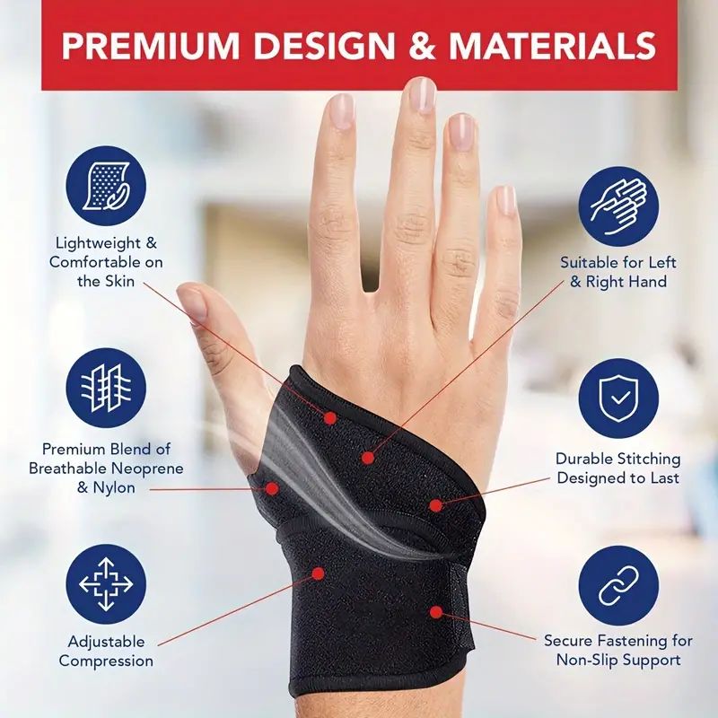 Adjustable Wrist Brace Perfect - Wrist Wrap Support recensione e prezzo