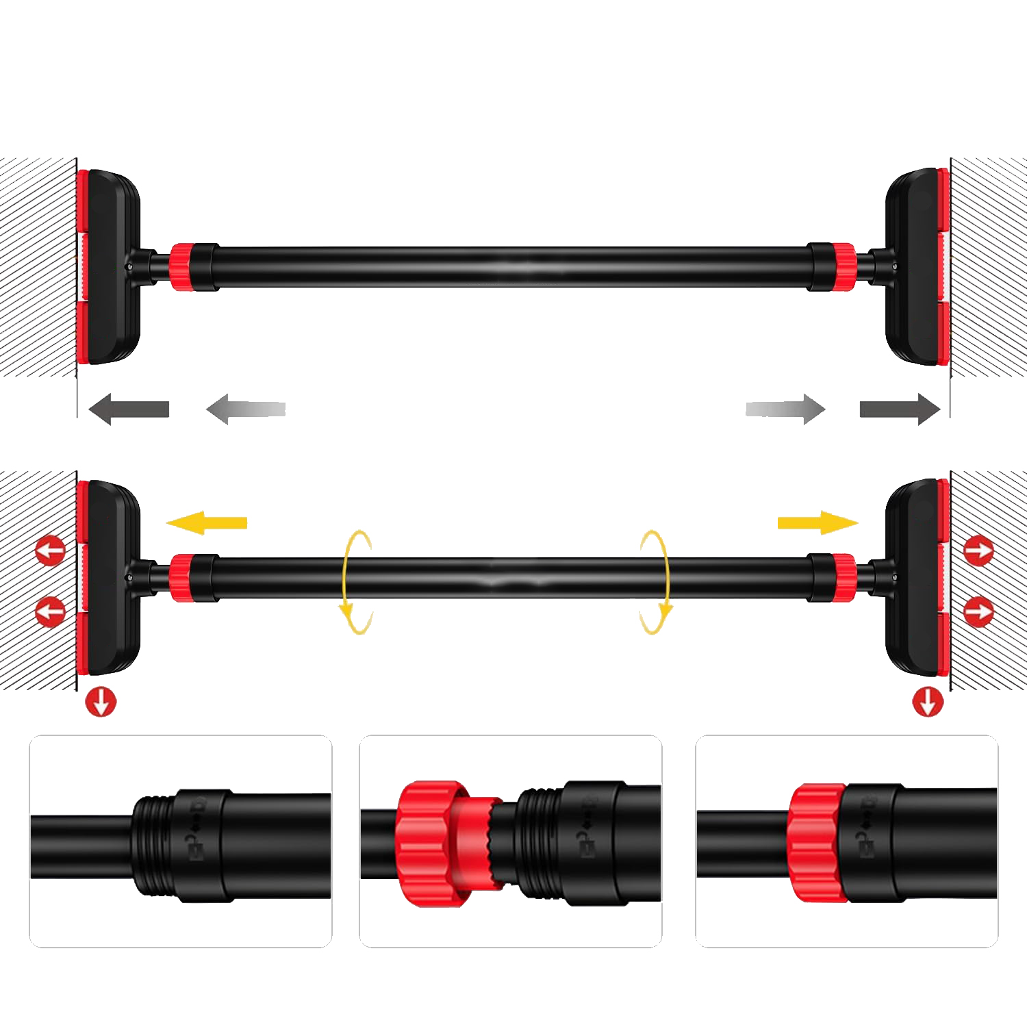 No-Drill Strength Training Pul - Pull Up Bar Grip recensione e prezzo